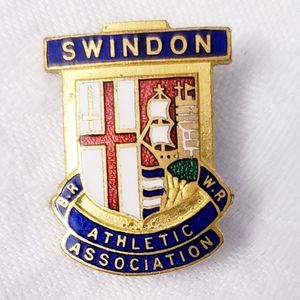 Vintage British Athletic Pin- Swindon